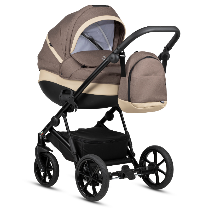 Carucior Buba Zaza2 2-in-1 Coffee Brown Premium - imagine 3