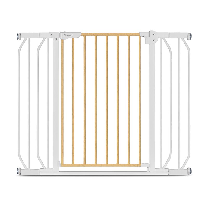 Poarta Siguranta Lionelo Truus Slim 105 cm, Gri