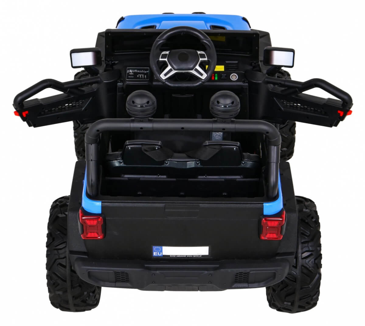 Masinuta Electrica 4x4 Off-Road Albastru - imagine 4