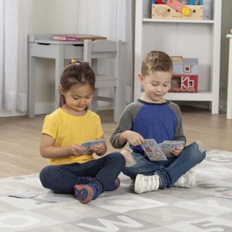 Covor educativ Litere si numere Melissa & Doug - imagine 2