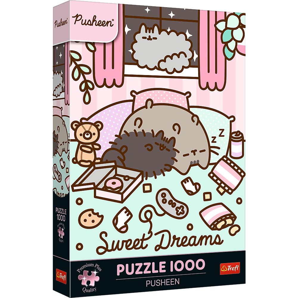 Puzzle Trefl Pusheen 1000 piese Premium
