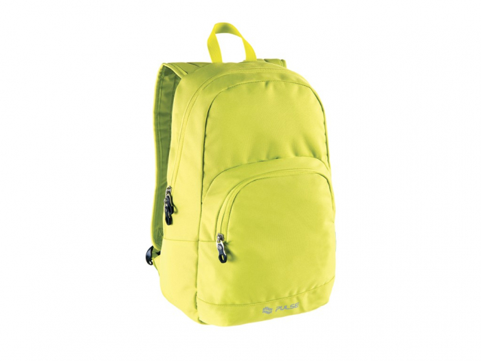 Rucsac Școală Pulse Solo Lime Green 2 Compartimente
