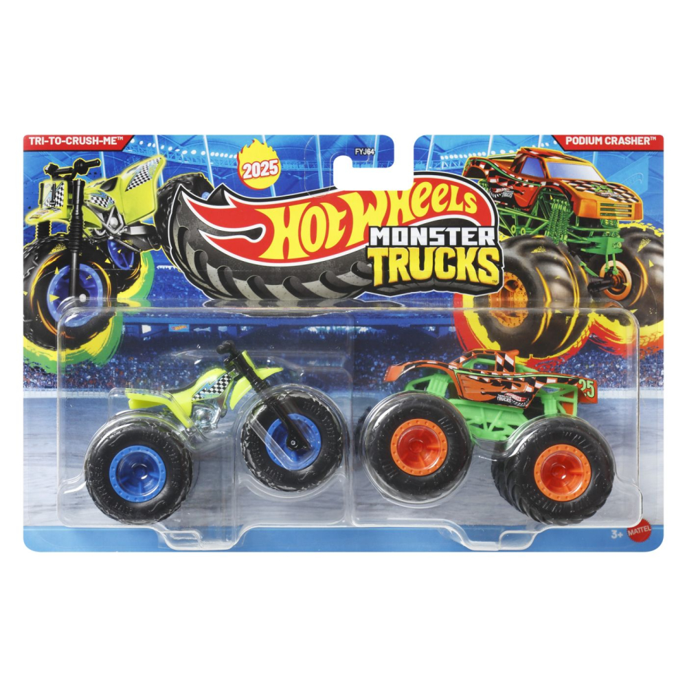 Hot Wheels Monster Truck Set - 2 Mașini 1:64
