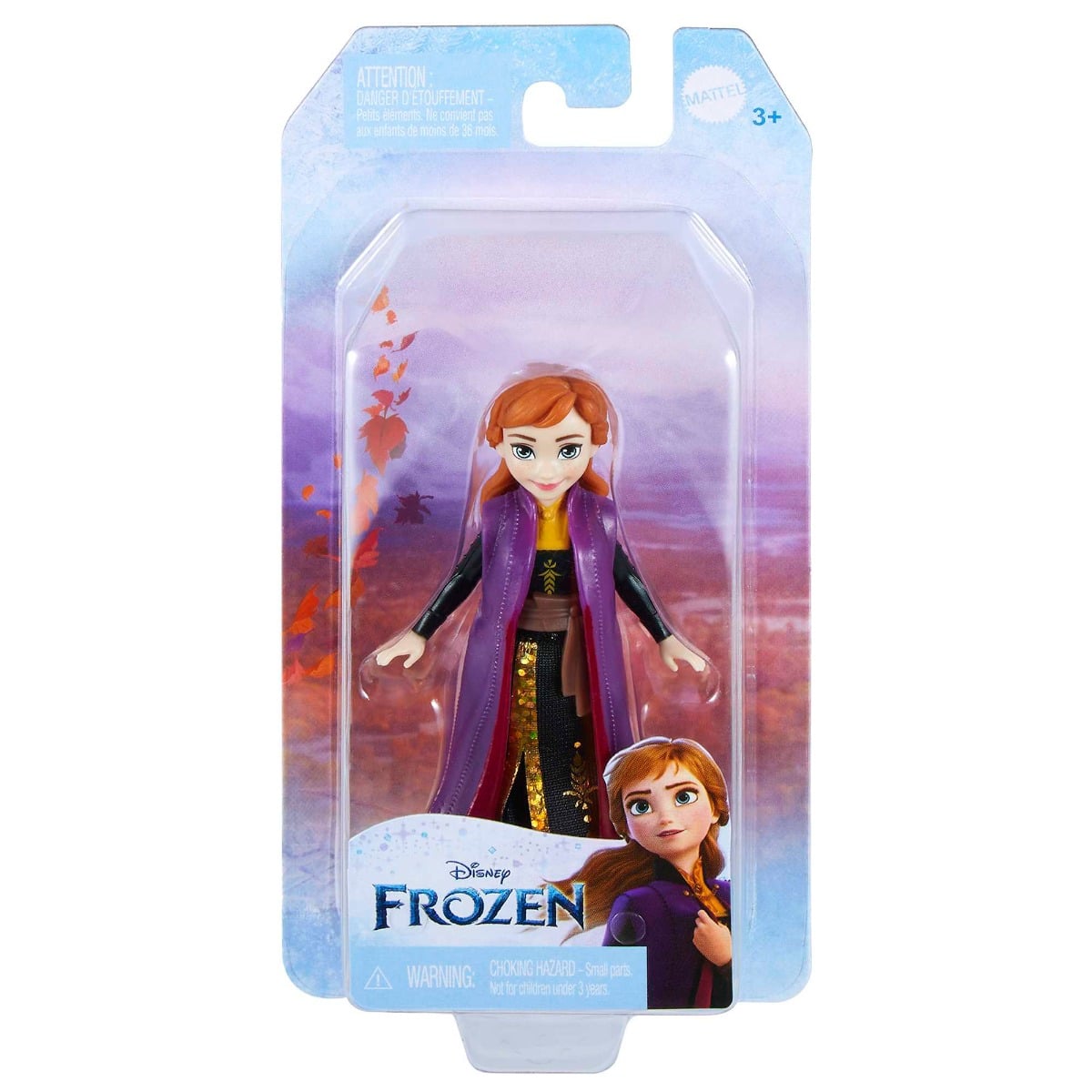 Păpușă Mini Disney Frozen Anna cu Articulații