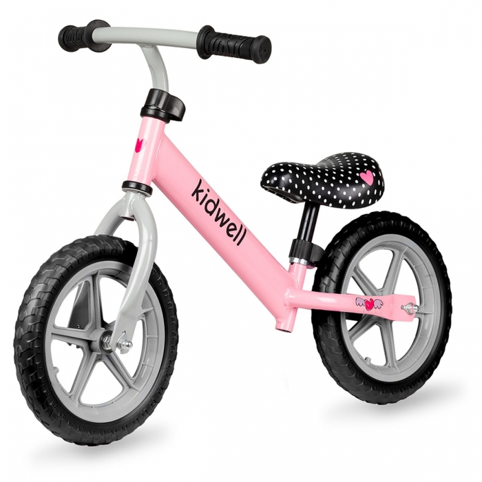 Kidwell Rebel Pink 12" - Bicicletă fără pedale ușoară - imagine 6