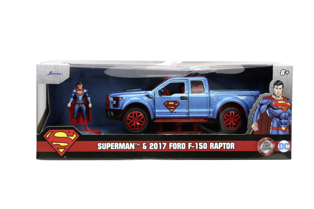 Set Jada DC Superman & Ford F-150 Raptor 1:32