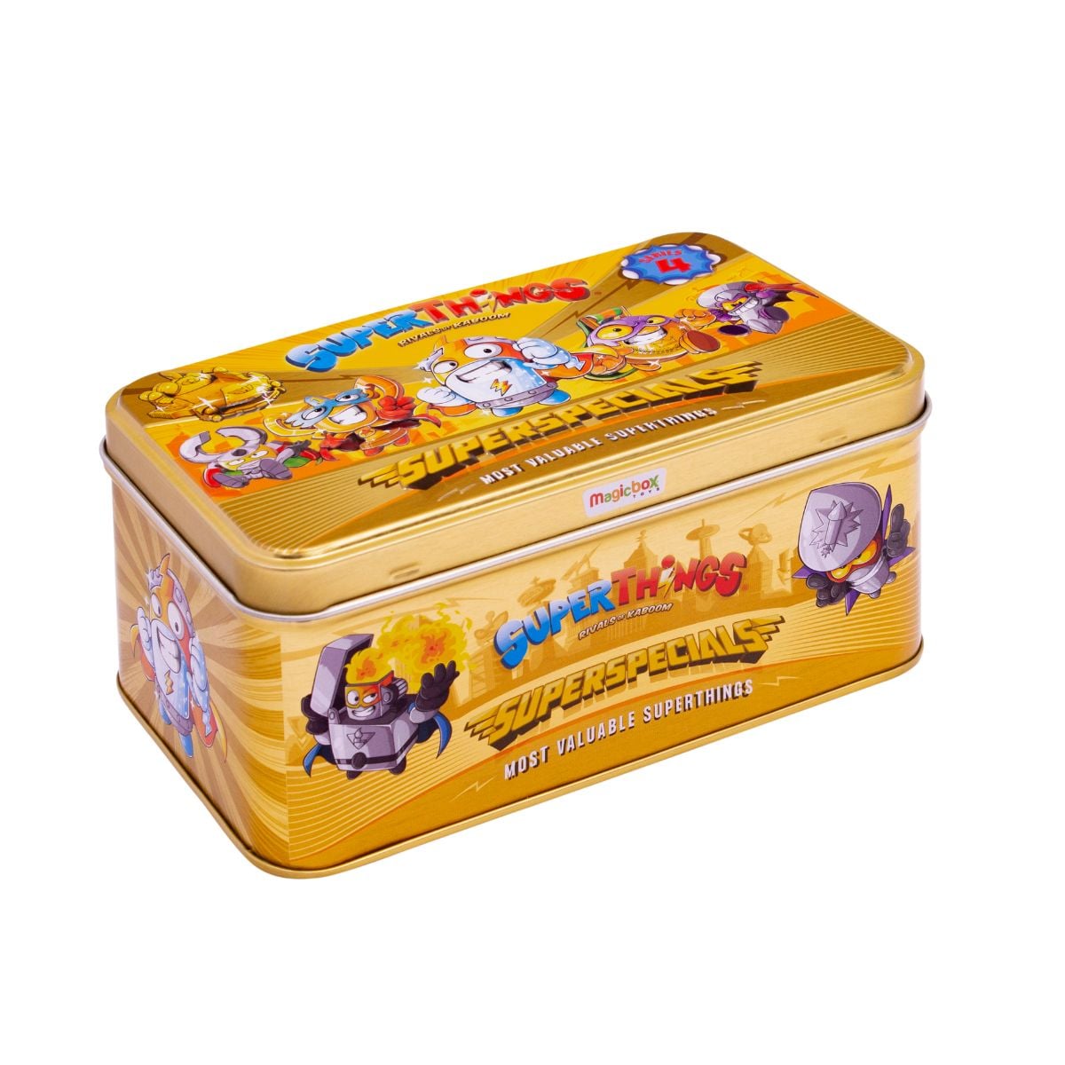 Set SuperThings Seria 4 Figurine în Cutie Metalică
