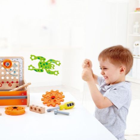 Trusa STEAM Hape - Experimente Științifice Lemn - imagine 4