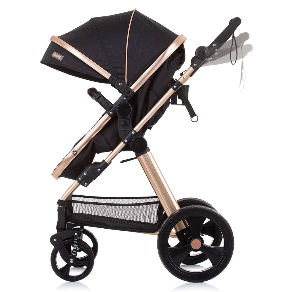 Carucior Chipolino Havana 2 in 1 Ebony, 0-22 kg - imagine 5
