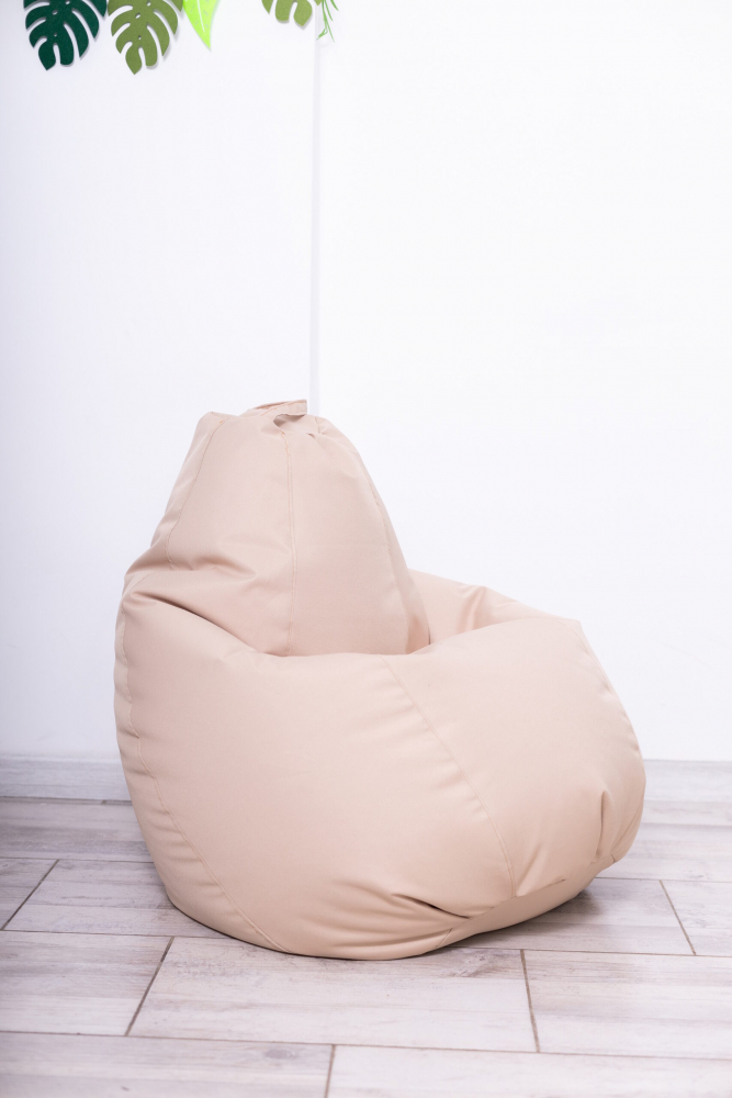 Fotoliu Puf Bej XL Decoriciu | Relaxare Maximă