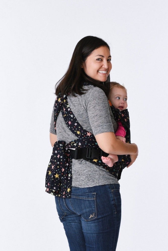 Marsupiu Baby Tula Half Buckle Rainbow Stars - imagine 2