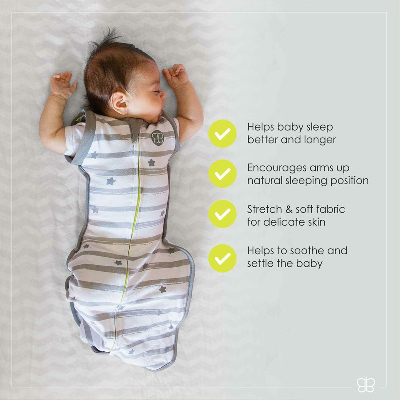Sistem înfășare 3-în-1 Bbluv Sleep, M, Gri - imagine 8