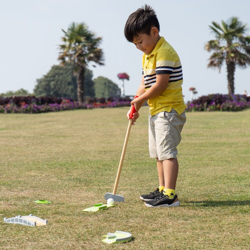 Joc Mini Golf din Lemn Bigjigs Toys - imagine 3