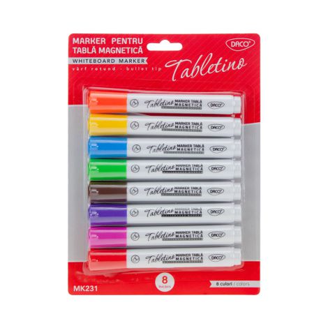 Set 8 Markere Daco pentru Tablă Magnetică