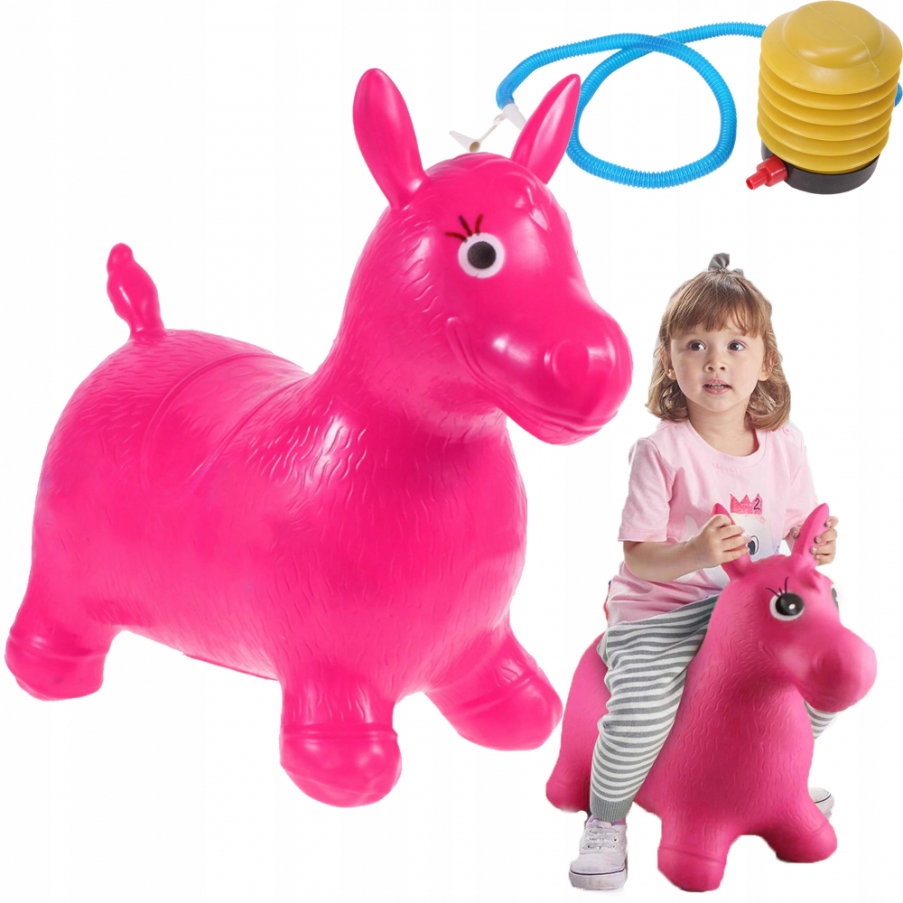 Malplay Ponei Pink Saritor Gonflabil | Jucărie Exterior - imagine 8