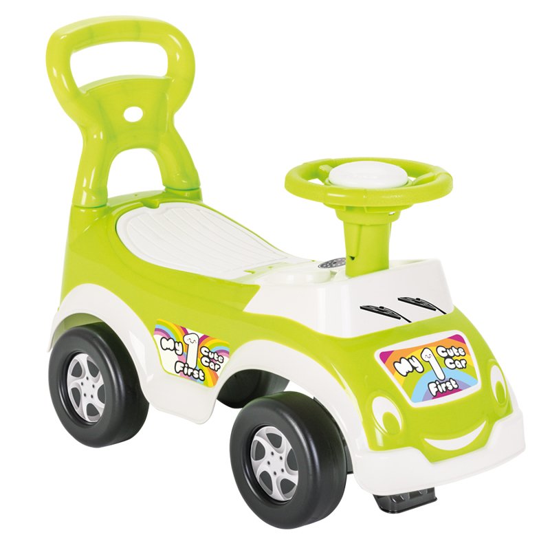 Mașinuță Pilsan My Cute First Car Verde, Fără Pedale - imagine 2