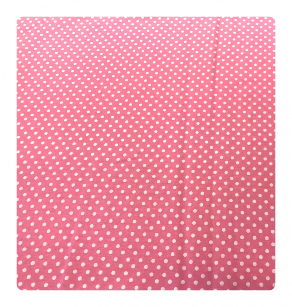 Paturica Dublă DeLuxe Buline pe Roz 98x78 cm