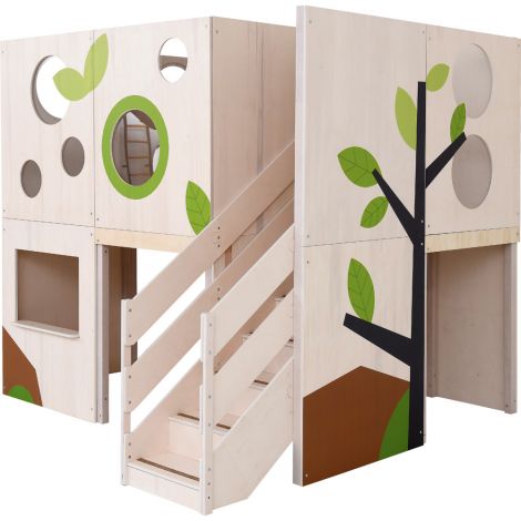 Complex Joacă Flora Moje Bambino - Lemn Interior - imagine 52