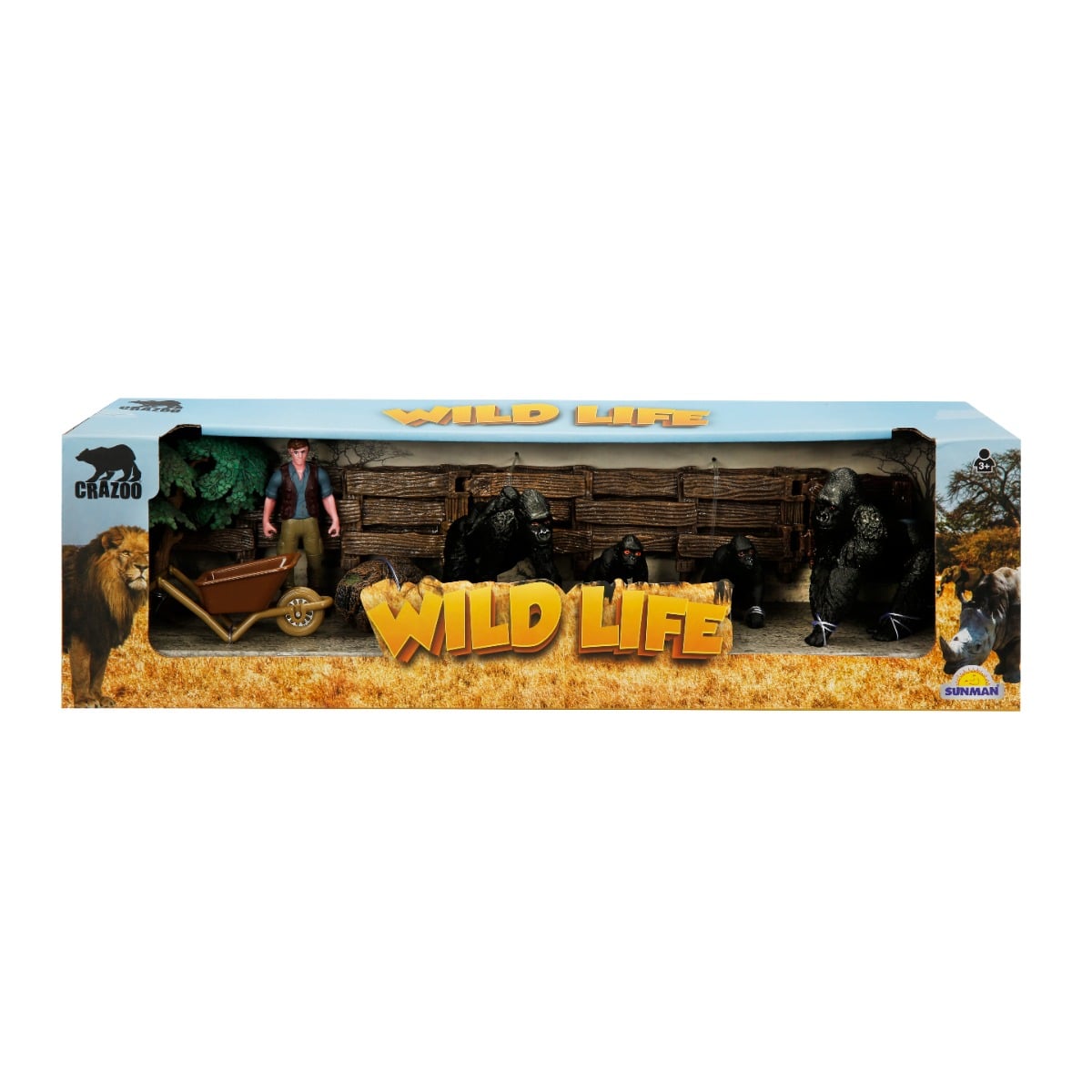 Set de joacă Gorile Crazoo | Aventură în Junglă