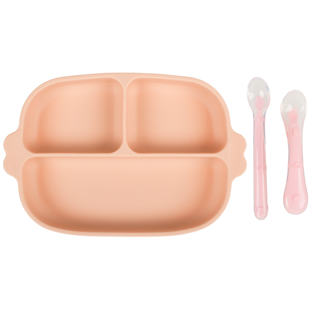 Set Hranire Bebe KidsCare cu Ventuza, 3 Piese - imagine 2