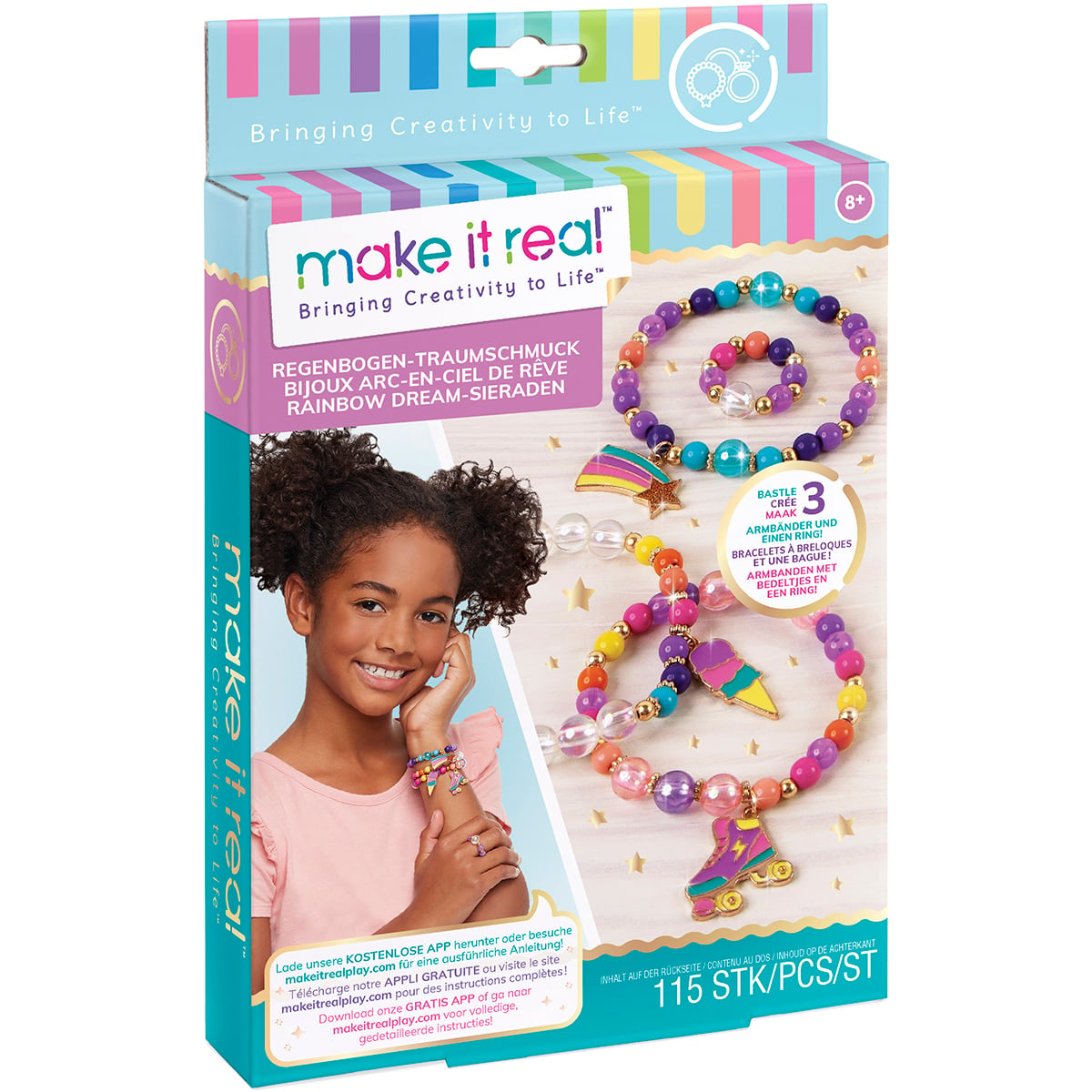 Set Make It Real Bratari Margele, 115 Piese