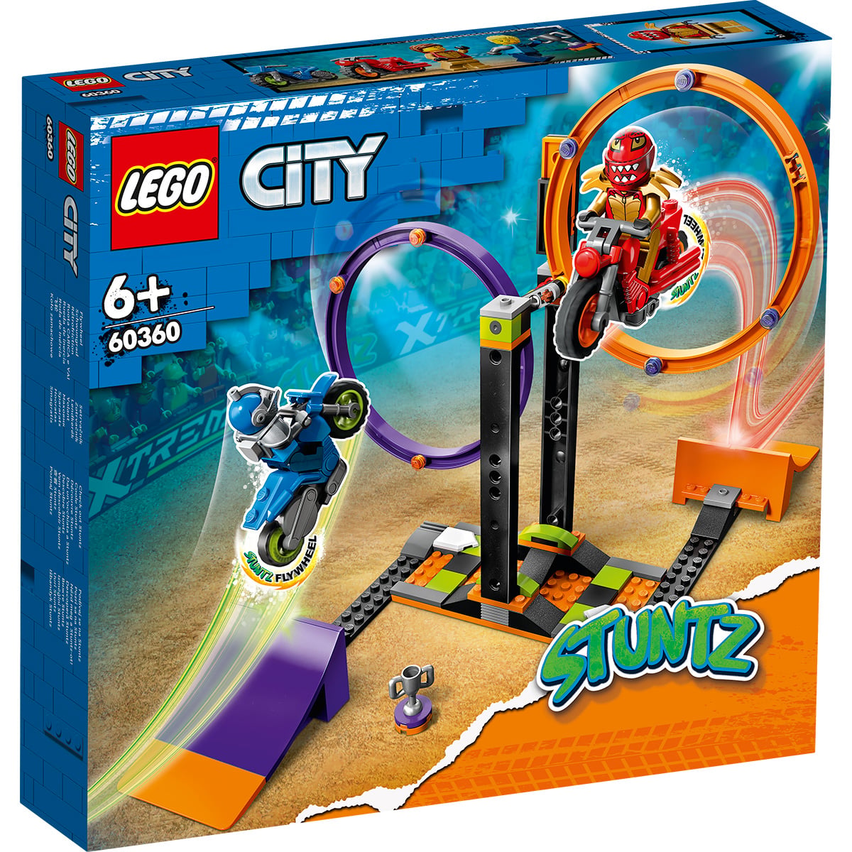 LEGO City Stuntz 60360 Set Cascadorii Rotiri