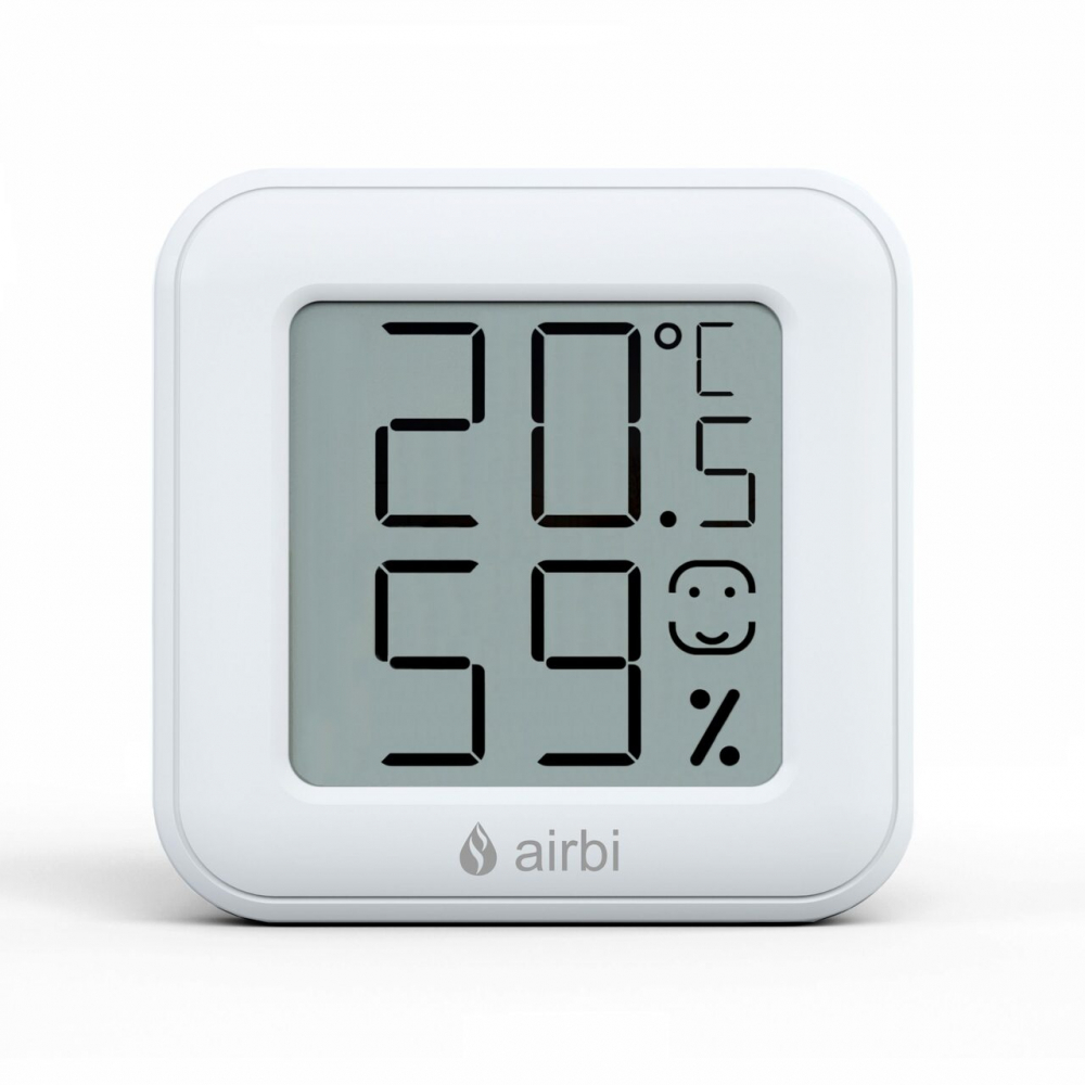 Termometru Digital AirBi cu Magnet - Alb - imagine 5