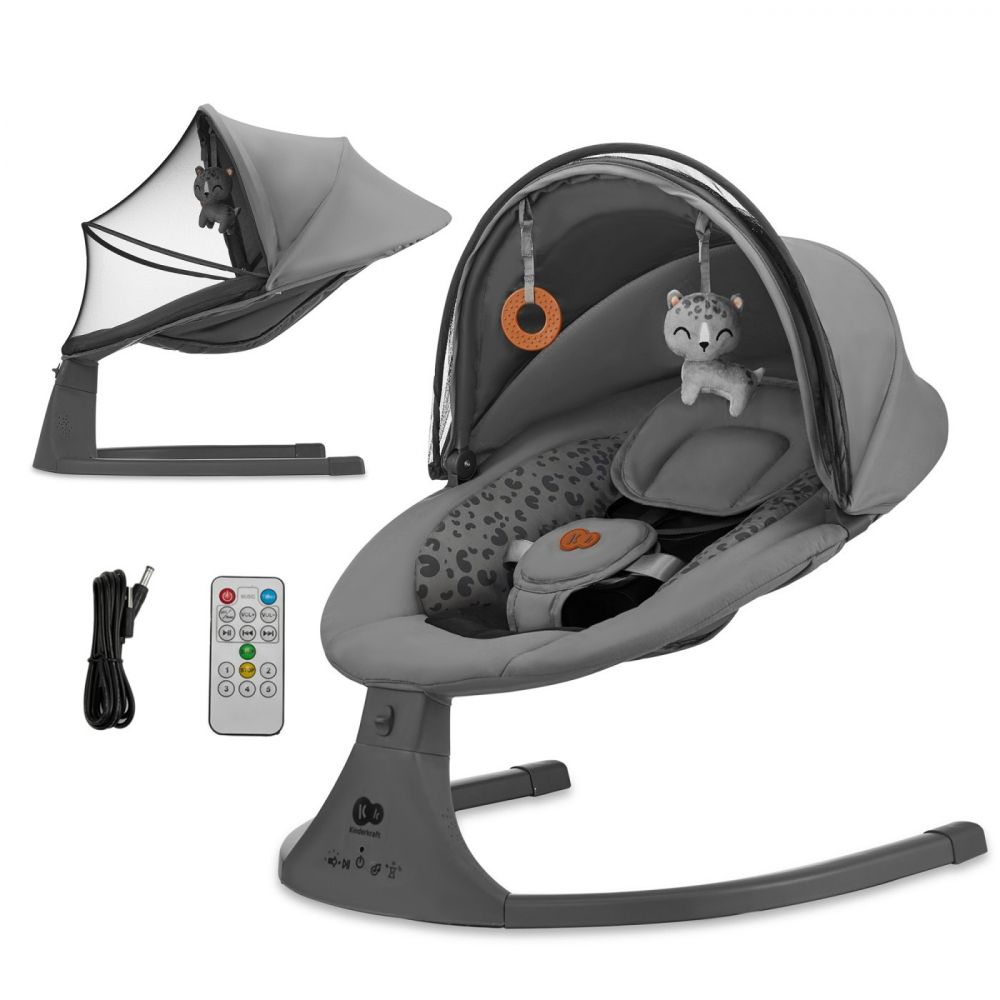 Leagan Electric Kinderkraft Lumi 2, Relaxare 2-in-1