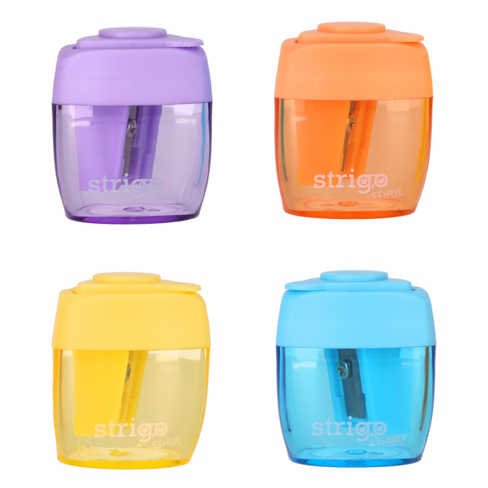 Ascutitoare Strigo cu recipient | Accesorii scolare