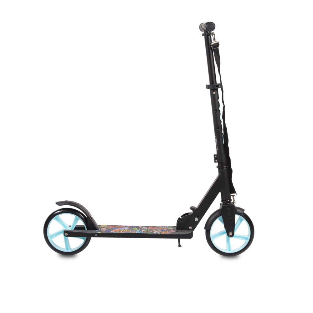 Trotineta Pliabila Byox Flurry, Aluminiu, Turcoaz - imagine 10