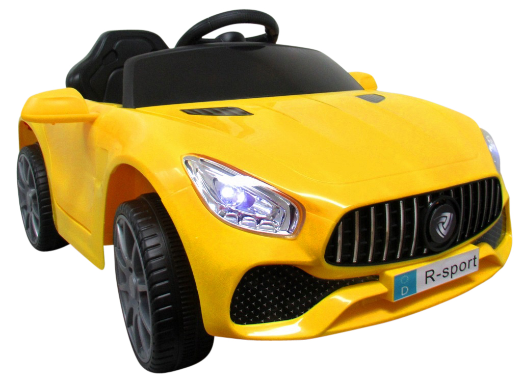 Masinuta Electrica Cabrio B3 Galben | Autokids.ro - imagine 3
