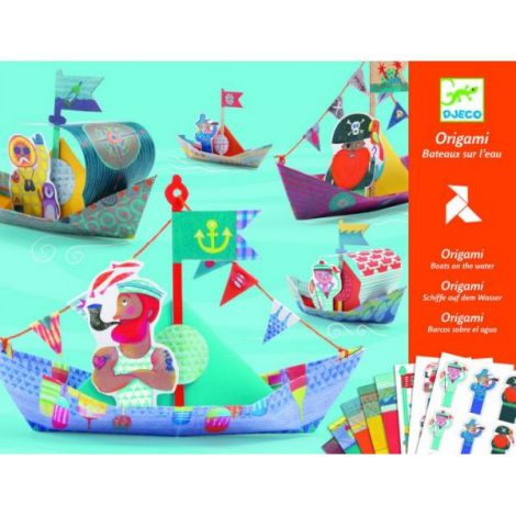 Construim bărcuțe Djeco DIY Creativ