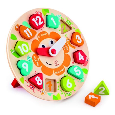 Ceas Educativ Hape E1622 - Lecție de Timp și Forme