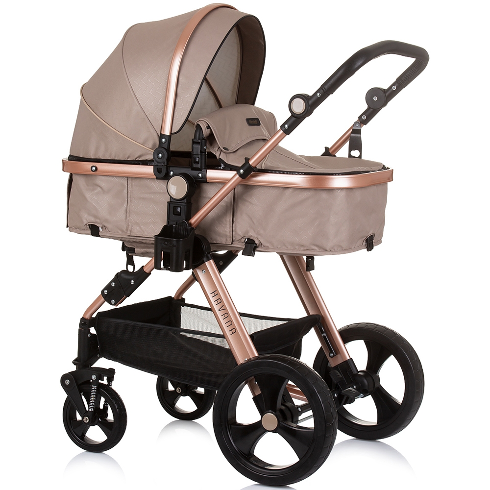 Carucior Chipolino Havana 3 in 1 i-Space, Golden Beige