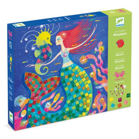 Mozaic Djeco Sirene - Artă prin numere - imagine 5