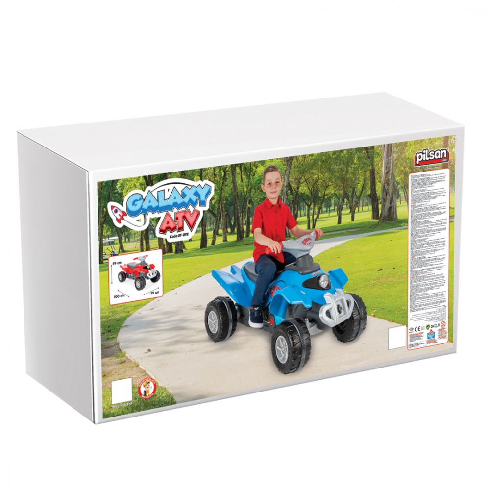 ATV Pilsan Galaxy Rosu cu Pedale 3-35kg - imagine 2