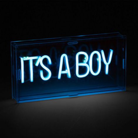 Caseta Neon Childhome Albastru | Decor Copil - imagine 2