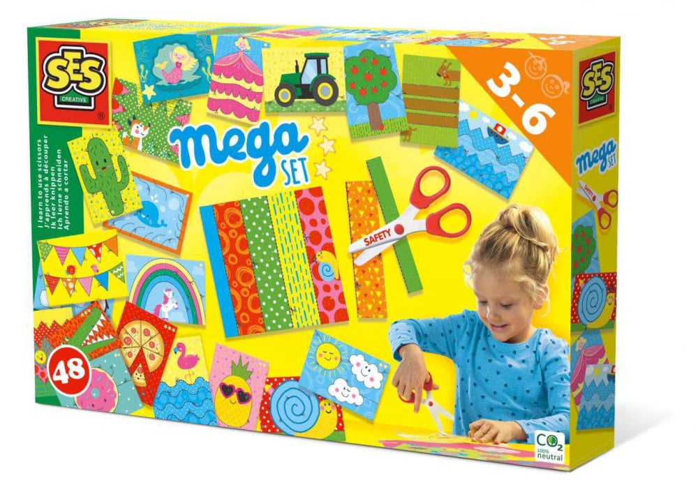 Ses Creative: Set Invatare Taiere cu Foarfeca