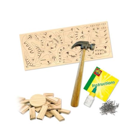Set Dinozauri Lemn Ses Creative - Creativitate - imagine 2
