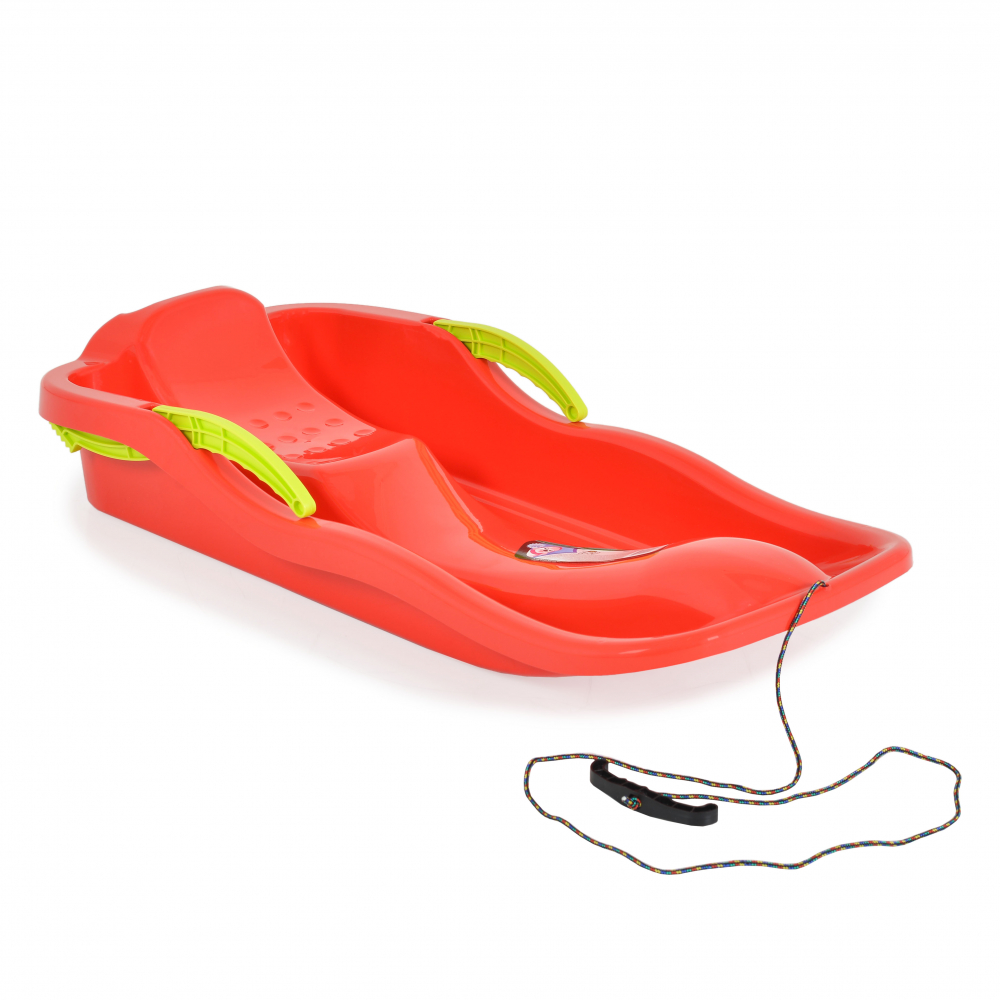 Sanie Bob Prosperplast Race Red cu frâne - imagine 4