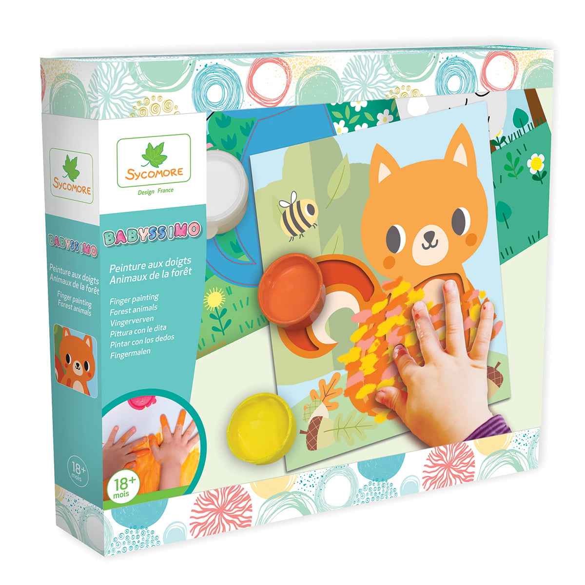Set Pictura Degete Sycomore Animale Salbatice