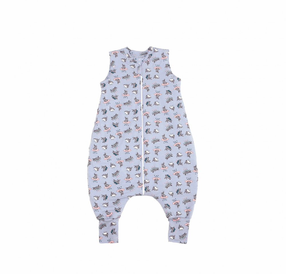 Sac de Dormit Kidsdecor Bunny Blue 70 cm - imagine 3