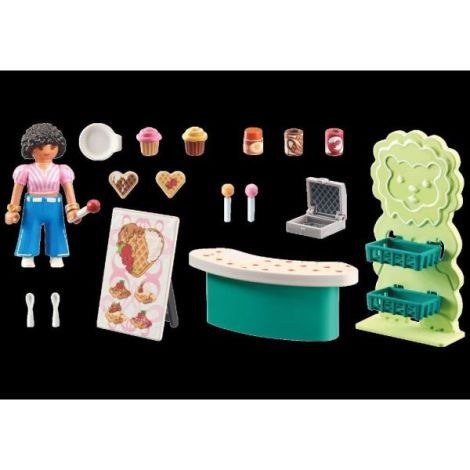 Playmobil Stand Dulciuri Jucarie Creativa - imagine 3