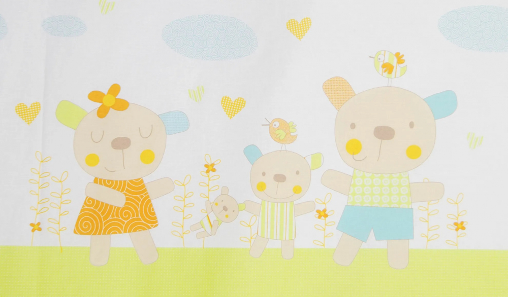 Lenjerie pat Kids Decor Ursuleți 100x140 cm - imagine 3