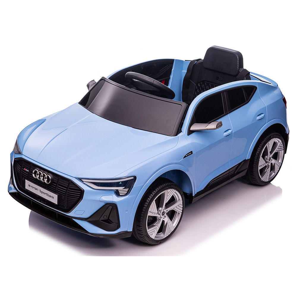 Mașinuță Electrică Audi E Tron 12V, 70W, Scaun Piele - imagine 4