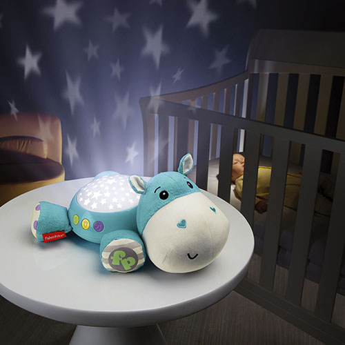 Lampa de veghe Fisher Price Hipopotam Albastru - imagine 5
