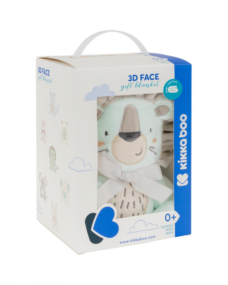 Paturica Kikkaboo Moale 3D Jungle King | 75x100cm