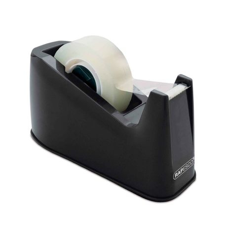 Dispenser Banda Adeziva Rapesco, Negru