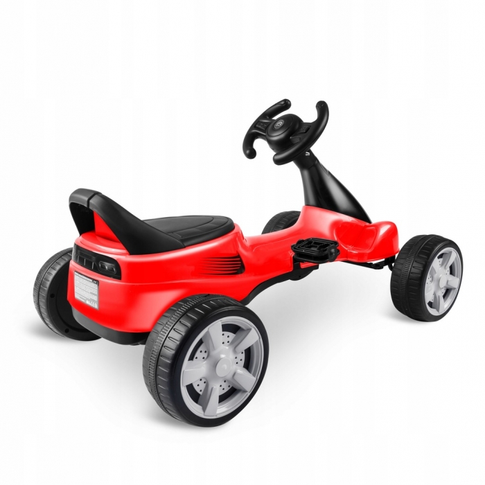 Kart Pedale Ricokids RK-595 Rosu | Cadru Otel