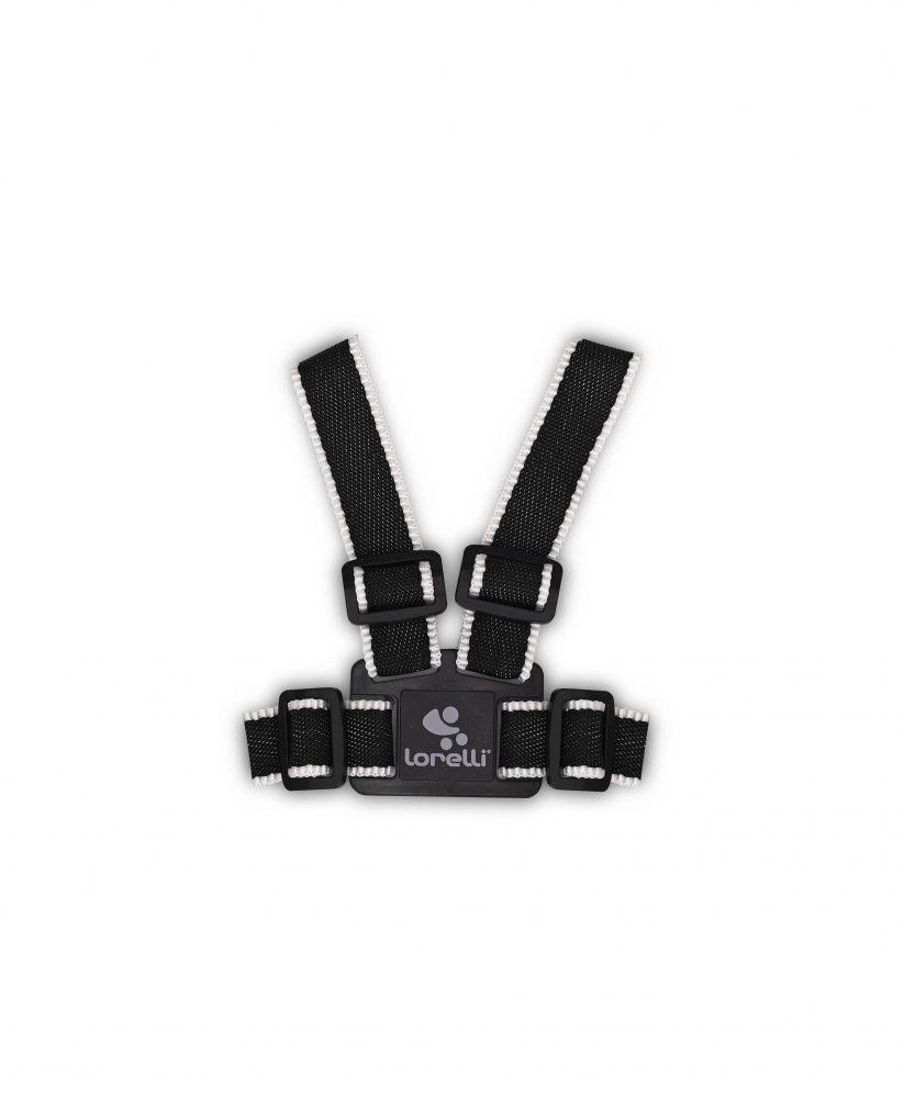Ham de mers Lorelli Black White, sprijin sigur